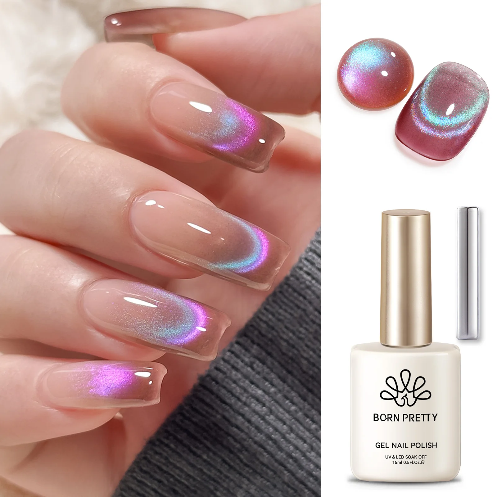 BORN PRETTY 15 мл Firefly Colored Cat Магнитный гель-лак для ногтей Ультра сияющий замачиваемый УФ-гель для дизайна ногтей Marnish DIY Salon
BORN PRETTY 15 мл Firefly Colored Cat Магнитный гель-лак для ногтей Ультра сияющий замачиваемый УФ-гель для дизайна ногтей Marnish DIY Salon