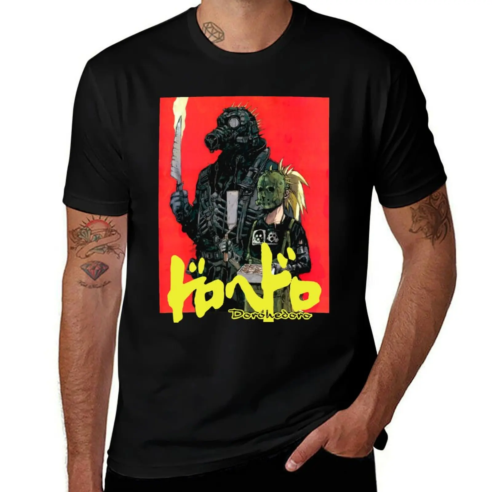 Dorohedoro Sticker T-Shirt Work Outdoor Short Sleeve Tee
Dorohedoro Sticker T-Shirt Work Outdoor Short Sleeve Tee
