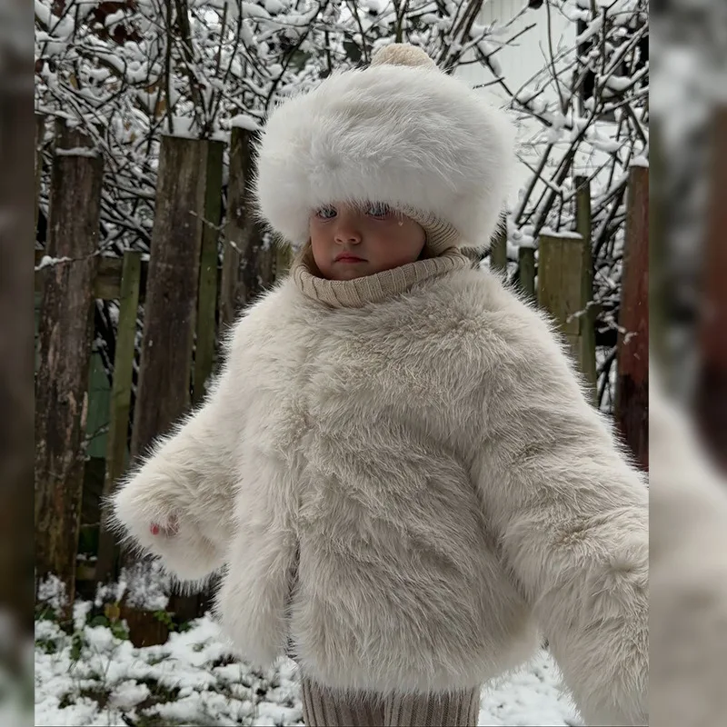 Детская теплая зимняя куртка из искусственного меха лисы для девочек, модная верхняя одежда для малышей и маленьких девочек
Детская теплая зимняя куртка из искусственного меха лисы для девочек, модная верхняя одежда для малышей и маленьких девочек