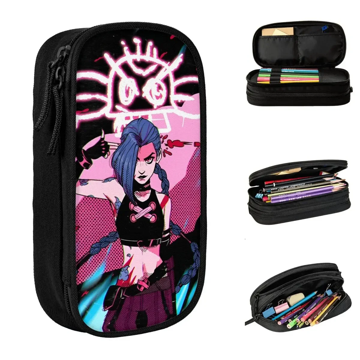 Anime Arcane Pencil Cases Pencilcases Pen Box for Girl Boy Big Capacity Bag School Supplies Gifts Accessories
Anime Arcane Pencil Cases Pencilcases Pen Box for Girl Boy Big Capacity Bag School Supplies Gifts Accessories