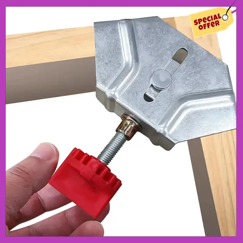 HFIL-Corner Clamps For Woodworking 90 Degree Right Angle Clamp With Adjustable Swing Jaw For Wood Metal Pipe Glass
HFIL-Corner Clamps For Woodworking 90 Degree Right Angle Clamp With Adjustable Swing Jaw For Wood Metal Pipe Glass