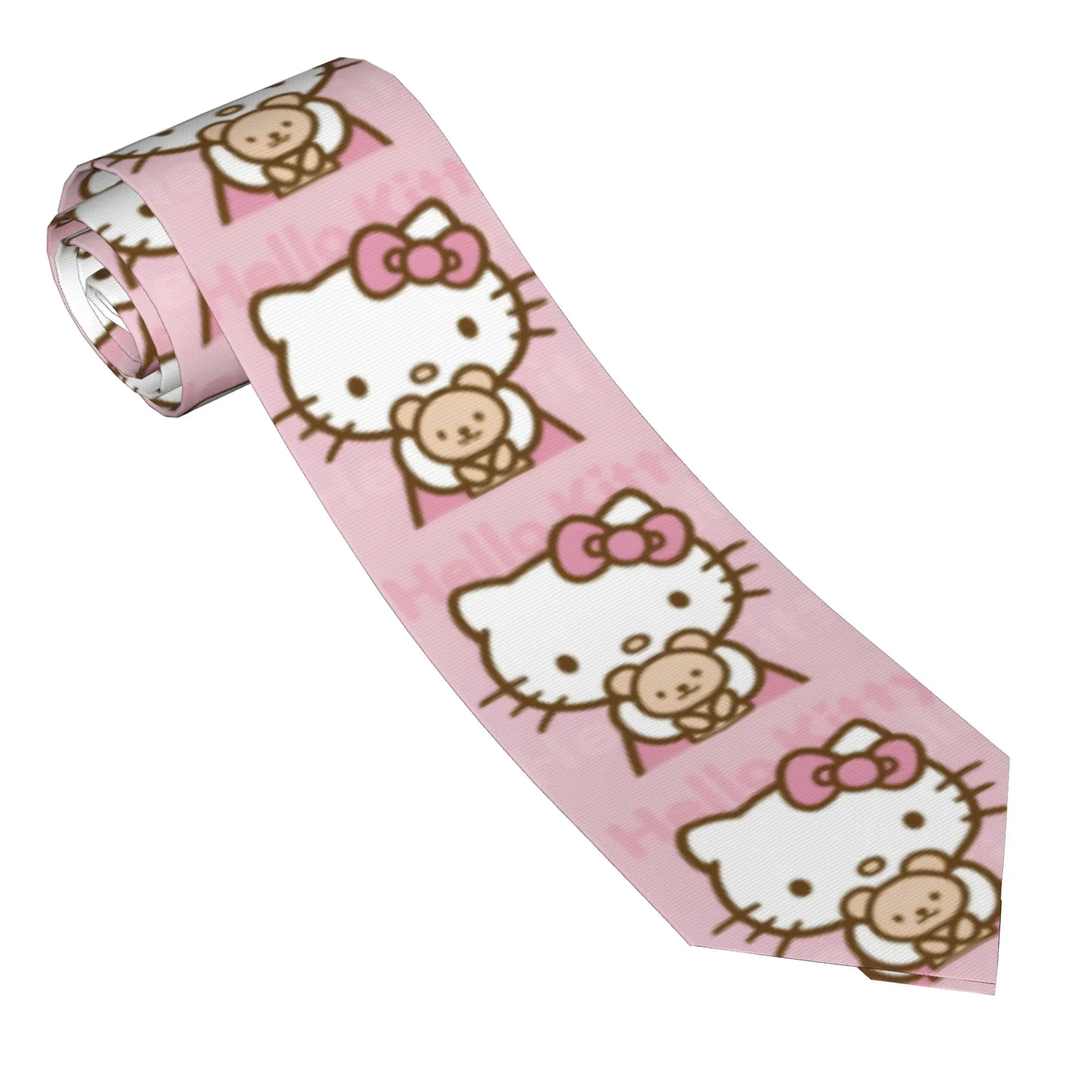 Hello Kitty Neckties Unisex Polyester 8 cm Classic Neck Ties Kawaii Cartoon for Mens Suits Accessories Cravat Wedding Office
Hello Kitty Neckties Unisex Polyester 8 cm Classic Neck Ties Kawaii Cartoon for Mens Suits Accessories Cravat Wedding Office