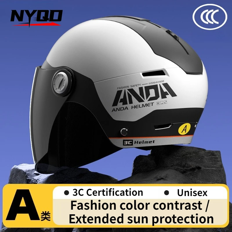 Fashion Light Bike Helmet Women Electric Car Men Summer Sun Protection Half Helmet Cascos Para Moto Motorcycle Accessories
Fashion Light Bike Helmet Women Electric Car Men Summer Sun Protection Half Helmet Cascos Para Moto Motorcycle Accessories