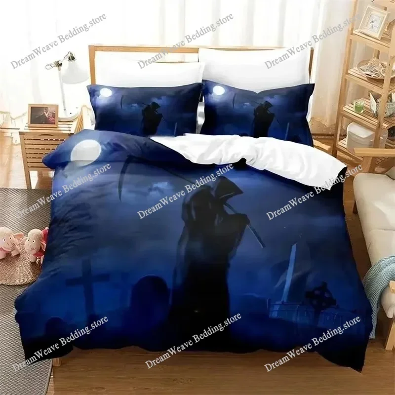 Dark Grim Reaper Bedding Set Duvet Cover 3d Bedding Fashion Design Decoration King Duvet Cover Set Double Bed Set Bedding Sets96
Dark Grim Reaper Bedding Set Duvet Cover 3d Bedding Fashion Design Decoration King Duvet Cover Set Double Bed Set Bedding Sets96