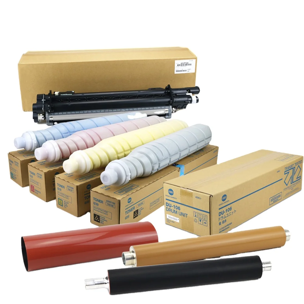 Konica Minolta Accuriopress C1070 Machine Toner Cartridges TN619 DV614 DU106 Printer Part Opc Drum Konica C1070 Fuser Belt
Konica Minolta Accuriopress C1070 Machine Toner Cartridges TN619 DV614 DU106 Printer Part Opc Drum Konica C1070 Fuser Belt