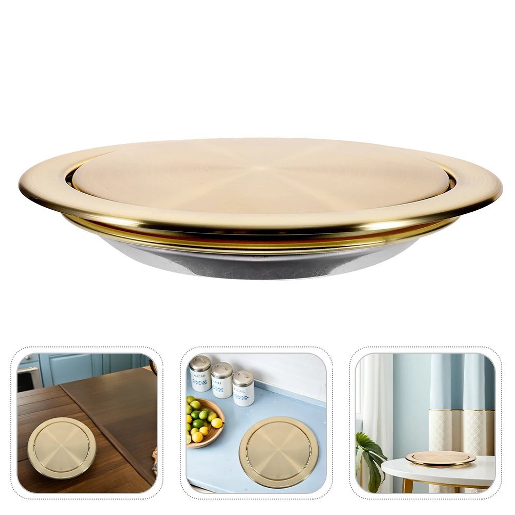 Recessed Trash Bin Cover Stainless Steel Swing Lid Embedded Round Countertop Garbage Can Lid Kitchen Bathroom Commercial Use
Recessed Trash Bin Cover Stainless Steel Swing Lid Embedded Round Countertop Garbage Can Lid Kitchen Bathroom Commercial Use