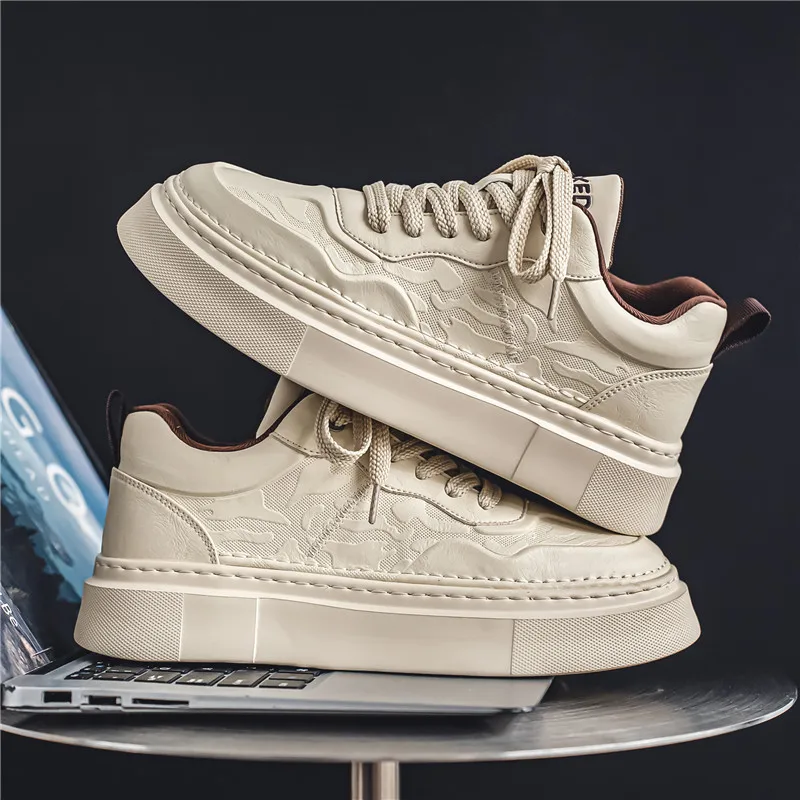 Breathable Casual Men's Shoes Fashionable Korean Style Versatile White Board Shoes for Teenagers And Young Adults
Breathable Casual Men's Shoes Fashionable Korean Style Versatile White Board Shoes for Teenagers And Young Adults