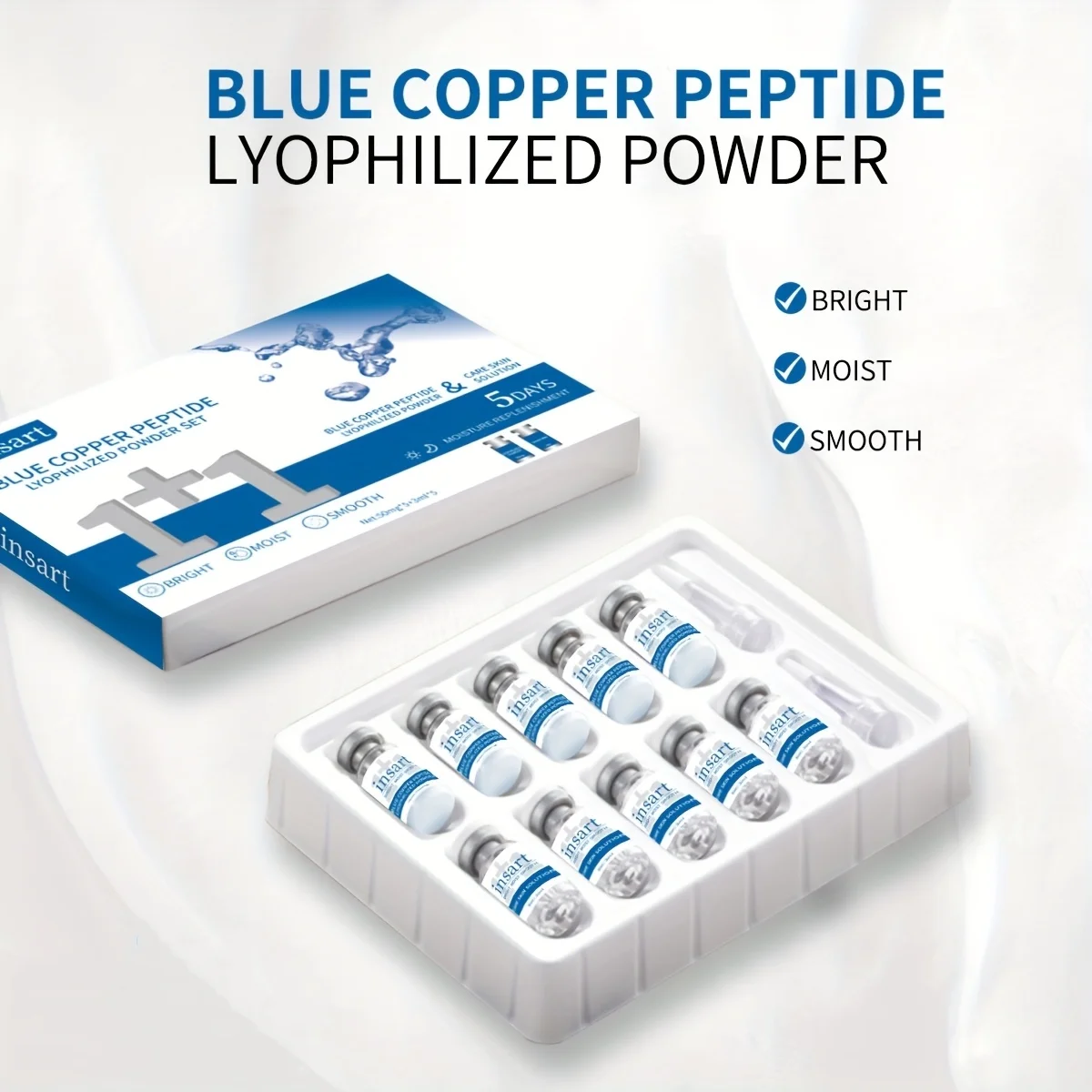 2 Boxes of Blue Copper Peptide Freeze-Dried Powder Skincare Set Moisturizing Gift for Women
2 Boxes of Blue Copper Peptide Freeze-Dried Powder Skincare Set Moisturizing Gift for Women