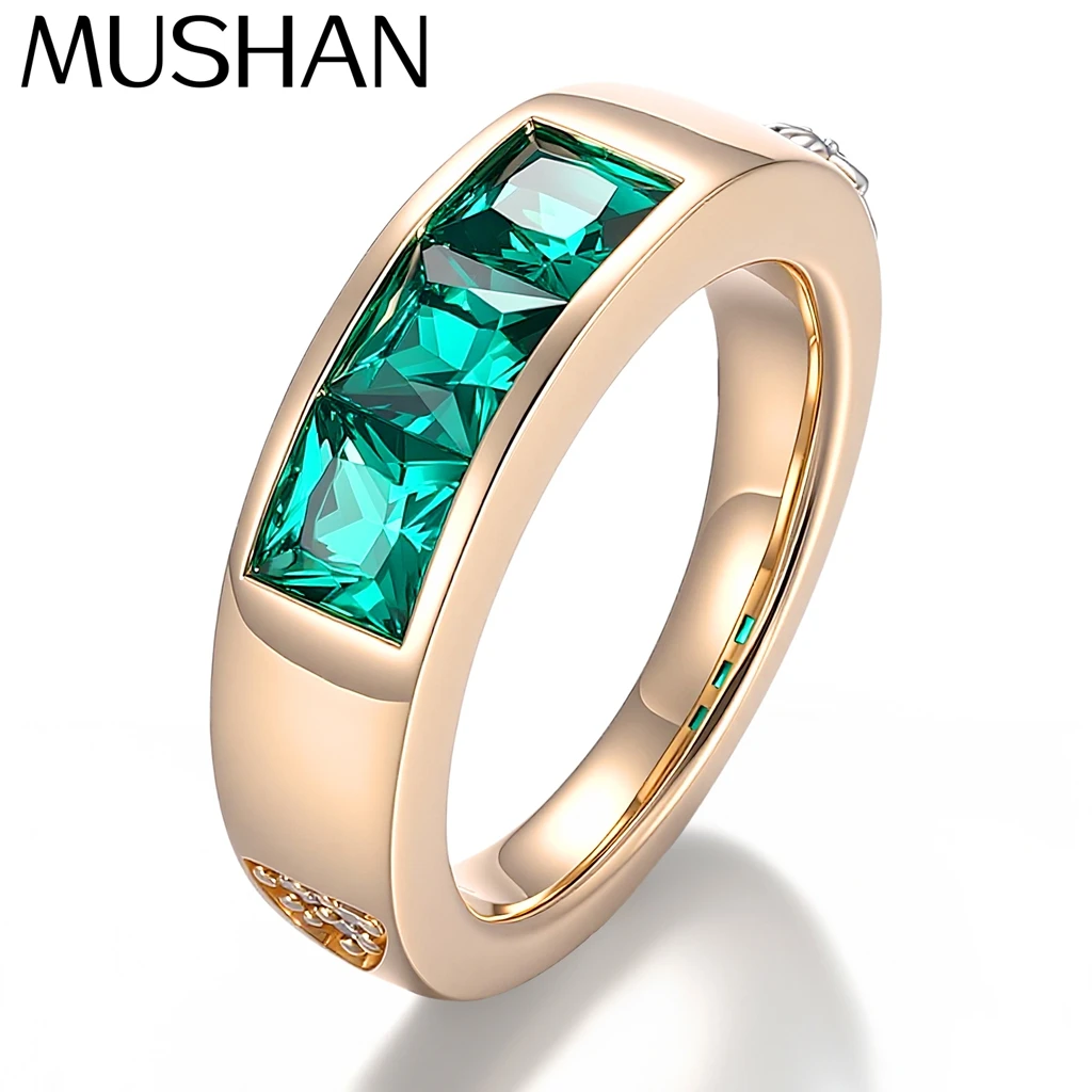 MUSHAN Custom Jewelry 10k 14k 18k Gold Ring Band Lab Grown Zambia Emerald Ring Fine Jewelry for Women Anniversary Wedding Rings
MUSHAN Custom Jewelry 10k 14k 18k Gold Ring Band Lab Grown Zambia Emerald Ring Fine Jewelry for Women Anniversary Wedding Rings