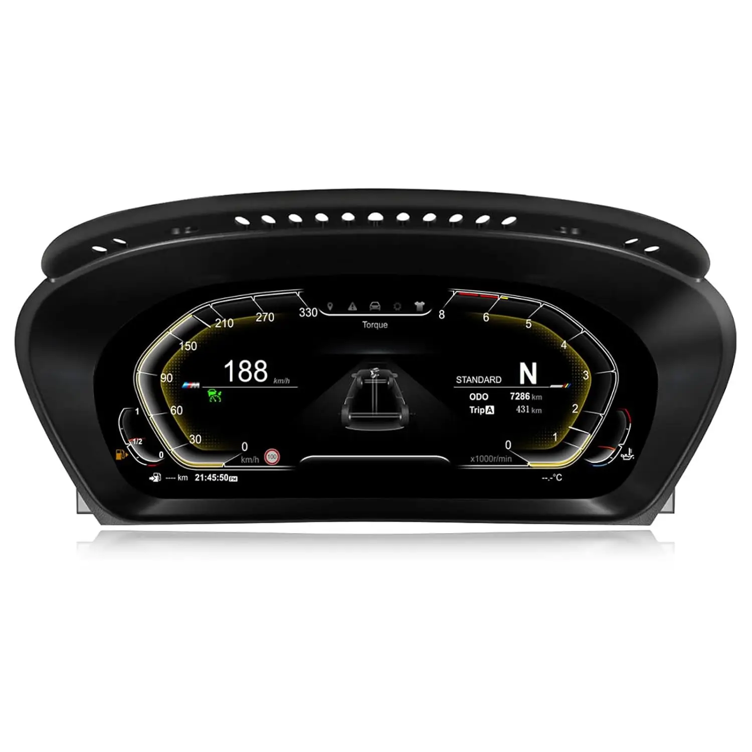 12.3" Digital Instrument Cluster for BMW X5 E70 2006-2013, for BMW X6 E71 2006-2013, LCD Dashboard Replacement Upgrade, Full Digital Gauge Cluster, HD Display
12.3" Digital Instrument Cluster for BMW X5 E70 2006-2013, for BMW X6 E71 2006-2013, LCD Dashboard Replacement Upgrade, Full Digital Gauge Cluster, HD Display