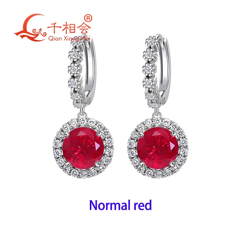 6.5mm 1ct halo round shape 925 silver lab grown ruby and sapphire Paraiba stone ear stud Earring gift dating women wedding
6.5mm 1ct halo round shape 925 silver lab grown ruby and sapphire Paraiba stone ear stud Earring gift dating women wedding