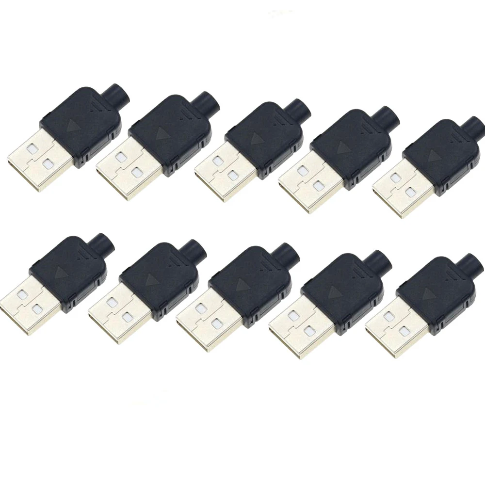 Plastic Shell Data Connection A Type DIY USB Black USB 2.0 Connector Male USB USB Socket USB Adapter
Plastic Shell Data Connection A Type DIY USB Black USB 2.0 Connector Male USB USB Socket USB Adapter