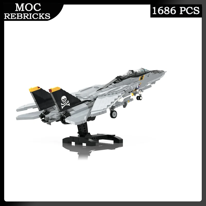 WW2 Военная серия F-14 Tomcat Сверхзвуковой истребитель MOC Строительный блок Модель самолета DIY Старшие кирпичи Игрушка для мальчиков Рождественские подарки
WW2 Военная серия F-14 Tomcat Сверхзвуковой истребитель MOC Строительный блок Модель самолета DIY Старшие кирпичи Игрушка для мальчиков Рождественские подарки