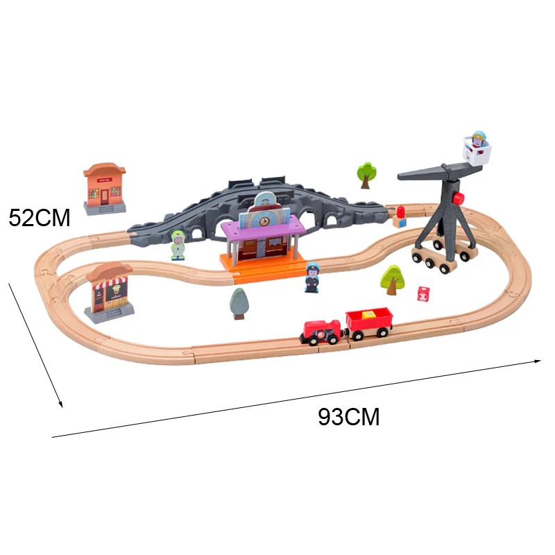 Diy Wooden Bell Tower Station Track Set Compatible With All Brands Of Railway Road Accessories Assemble Toys For Children PD66
Diy Wooden Bell Tower Station Track Set Compatible With All Brands Of Railway Road Accessories Assemble Toys For Children PD66