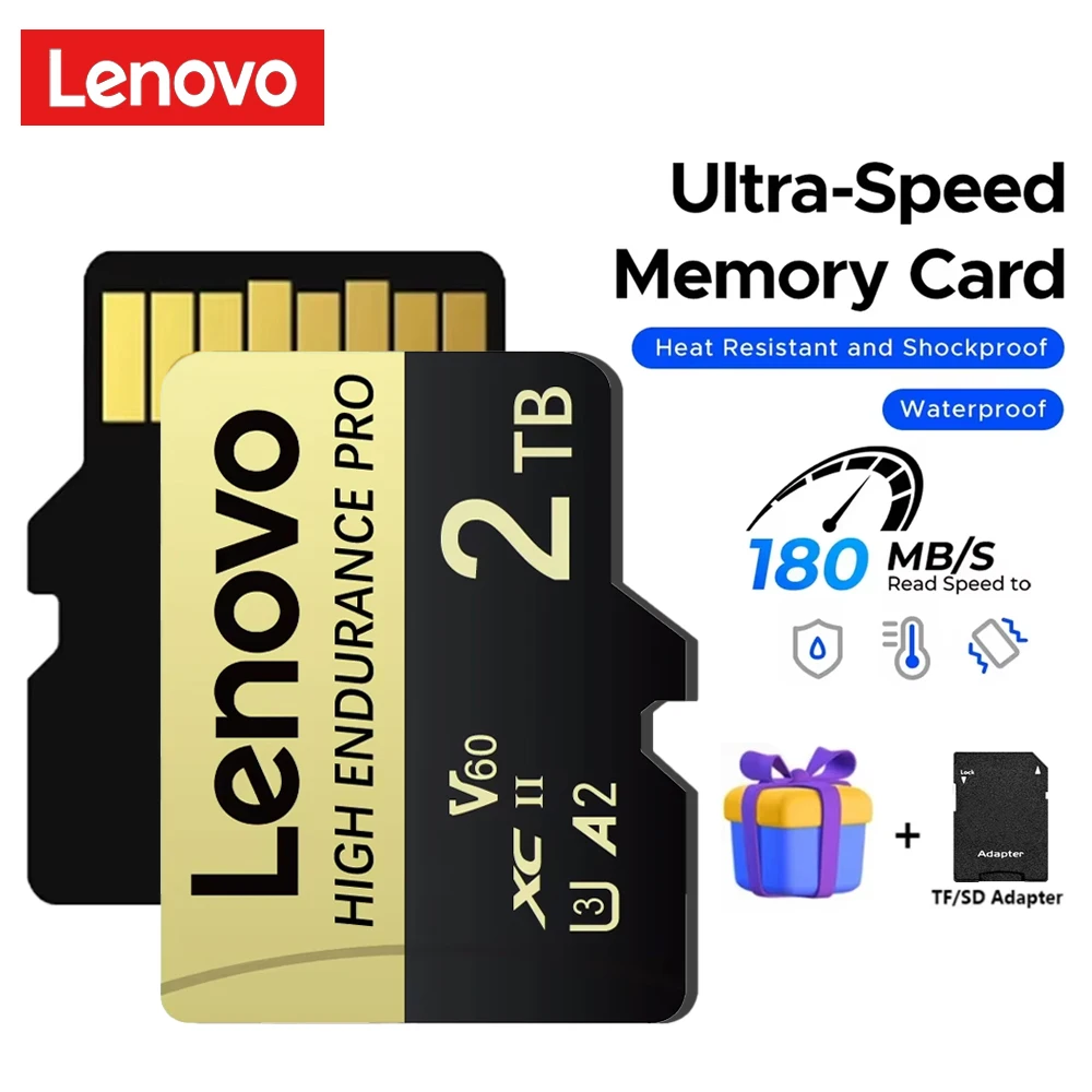 Lenovo High Speed SD Micro Card 2TB Original TF SD Card 1TB Micro SD Card 128 64GB Tarjeta Micro Memory Card For Sony For Device
Lenovo High Speed SD Micro Card 2TB Original TF SD Card 1TB Micro SD Card 128 64GB Tarjeta Micro Memory Card For Sony For Device