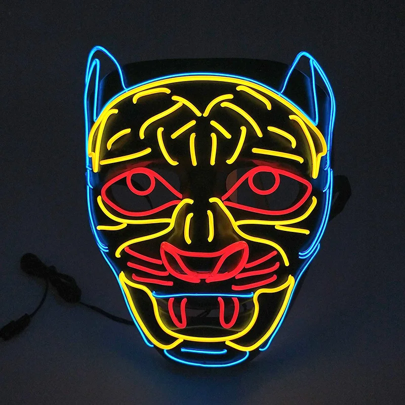 LED Leopard Face Mask Masquerade Party Halloween Dance DJ Night Clubs Cosplay Animal Mask Luminous Light Up Leopard Mask
LED Leopard Face Mask Masquerade Party Halloween Dance DJ Night Clubs Cosplay Animal Mask Luminous Light Up Leopard Mask