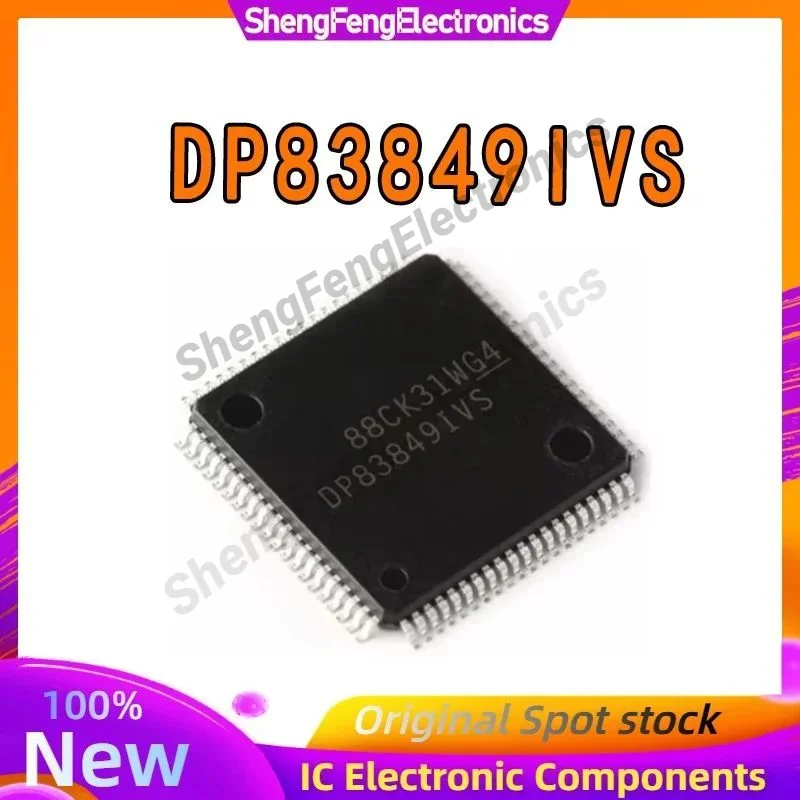 New Original DP83849IVS DP838491VS TQFP80 in stock
New Original DP83849IVS DP838491VS TQFP80 in stock