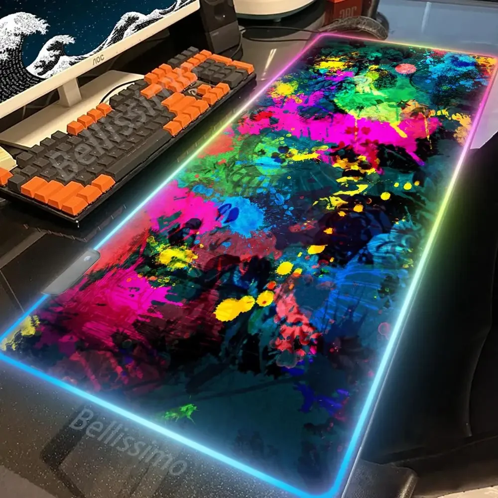 RGB Art Mouse Pad Gamer XL New Large Home HD Mousepad XXL Playmat Soft Office Non-Slip mouse pad Office Accessories Mouse Mats
RGB Art Mouse Pad Gamer XL New Large Home HD Mousepad XXL Playmat Soft Office Non-Slip mouse pad Office Accessories Mouse Mats