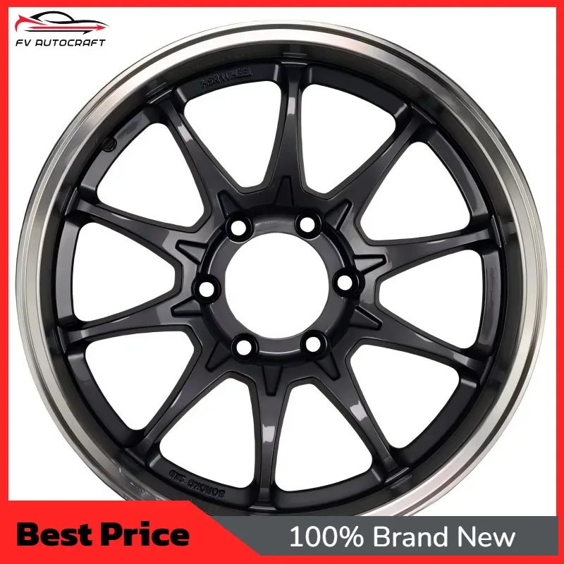 【2026】Factory Wholesale Gunmetal Gray With Polished Lip 10-Spoke Off-Road Alloy Wheels 18 Inch 6x100/6x139.7 Truck/SUV Rims
【2026】Factory Wholesale Gunmetal Gray With Polished Lip 10-Spoke Off-Road Alloy Wheels 18 Inch 6x100/6x139.7 Truck/SUV Rims