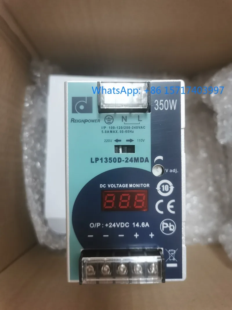 Taiwan REIGNPOWER new original genuine LP1350D-24MDA rail type switching power supply 350W24V14.6A
Taiwan REIGNPOWER new original genuine LP1350D-24MDA rail type switching power supply 350W24V14.6A