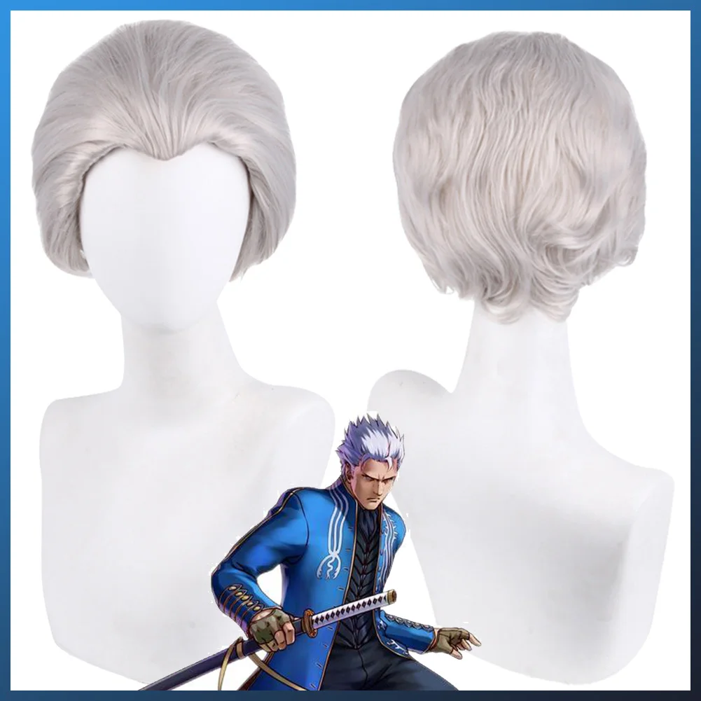Disguise Vergil Wigs Slick Back Hair Anime Game DMC 5 Cosplay Costume Accessories Adult Men Role Play Fancy Dress Up Party Props
Disguise Vergil Wigs Slick Back Hair Anime Game DMC 5 Cosplay Costume Accessories Adult Men Role Play Fancy Dress Up Party Props