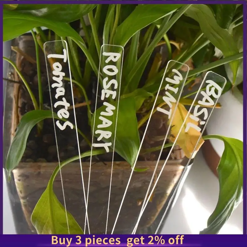 COME 100PCS Acrylic Outdoor Label Markers Garden Labels Identification Label DIY Plant Gardening Weatherproof Vegetable Stake
COME 100PCS Acrylic Outdoor Label Markers Garden Labels Identification Label DIY Plant Gardening Weatherproof Vegetable Stake
