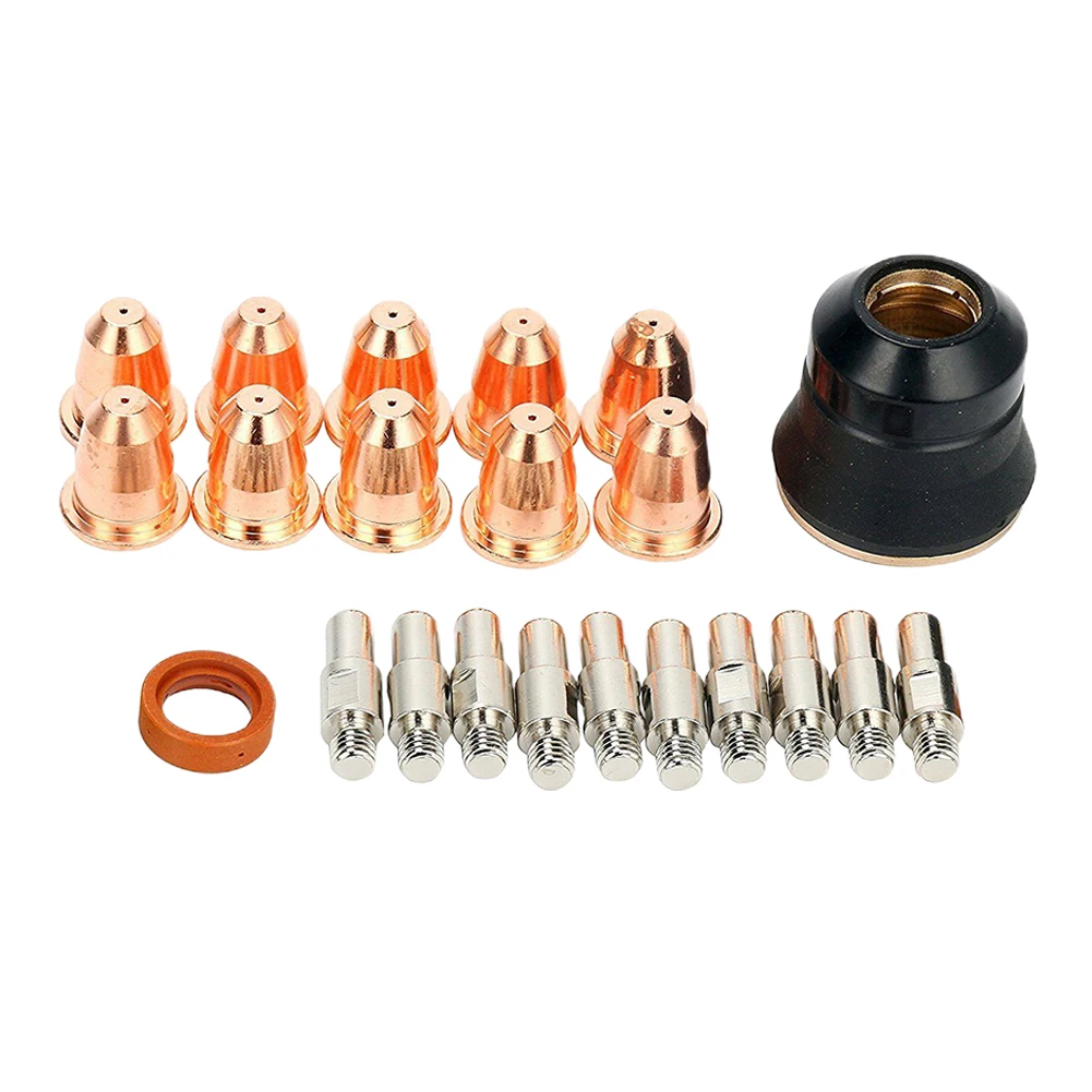 22 шт. PR0110, электроды для плазменной резки PD0116-08, наконечники 0.8 и PC0116, замена для горелки Trafimet S45, набор аксессуаров для сварки
22 шт. PR0110, электроды для плазменной резки PD0116-08, наконечники 0.8 и PC0116, замена для горелки Trafimet S45, набор аксессуаров для сварки