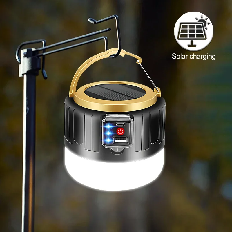 Solar Camping Light Power Waterproof Rechargeable Tent Lamp Portable Lanterns Outdoor Emergency Lights Market Energy Saving Bulb
Solar Camping Light Power Waterproof Rechargeable Tent Lamp Portable Lanterns Outdoor Emergency Lights Market Energy Saving Bulb