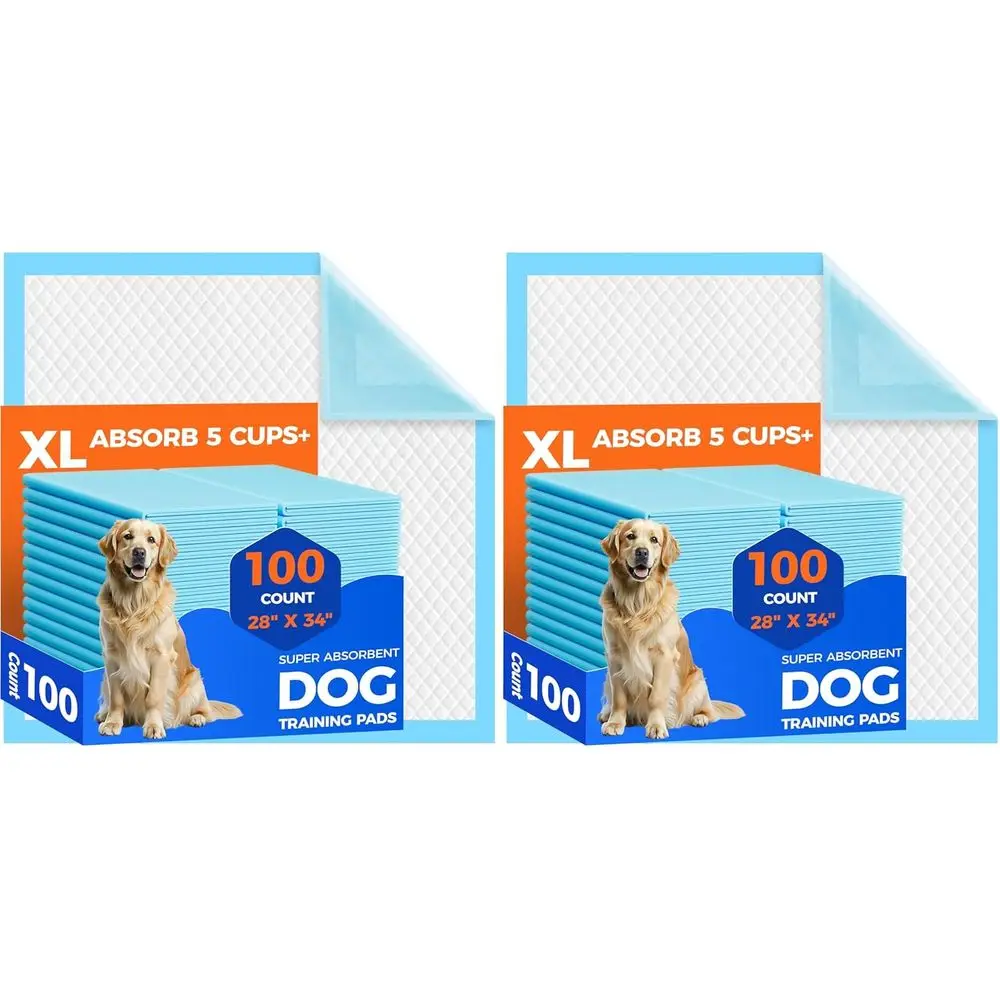 Extra Large 28x34 Super Absorbent Puppy Pads - 200 Pack XL Pet Potty Training Disposable Pads for Dogs & Puppies
Extra Large 28x34 Super Absorbent Puppy Pads - 200 Pack XL Pet Potty Training Disposable Pads for Dogs & Puppies