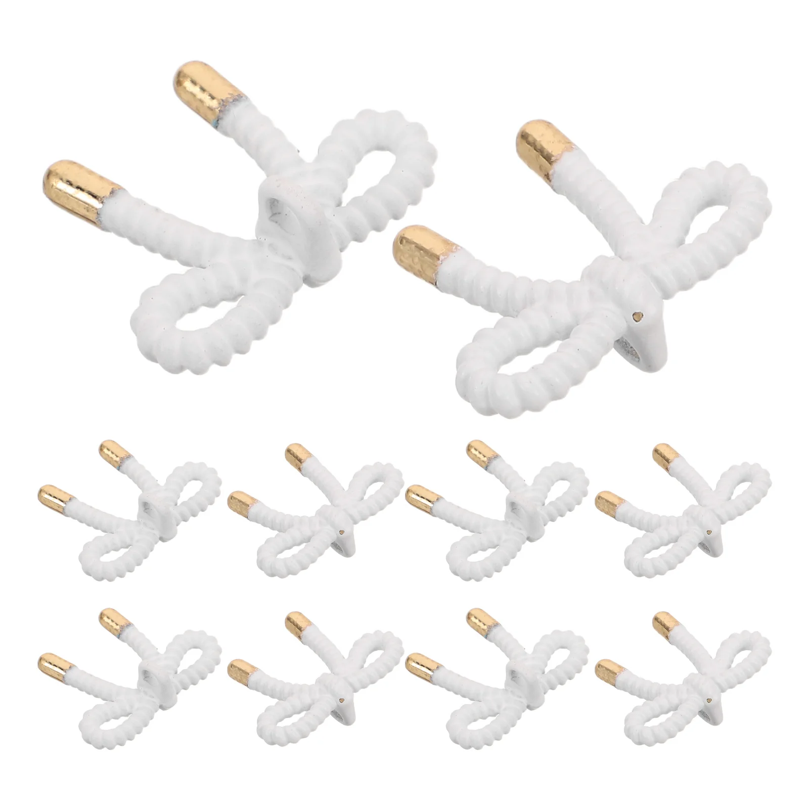 10Pcs Bowknot Metal Buttons Alloy Decorative Sewing Fasteners for Women Sweater Cardigans Coats Dress 20mm DIY Craft Accessories
10Pcs Bowknot Metal Buttons Alloy Decorative Sewing Fasteners for Women Sweater Cardigans Coats Dress 20mm DIY Craft Accessories