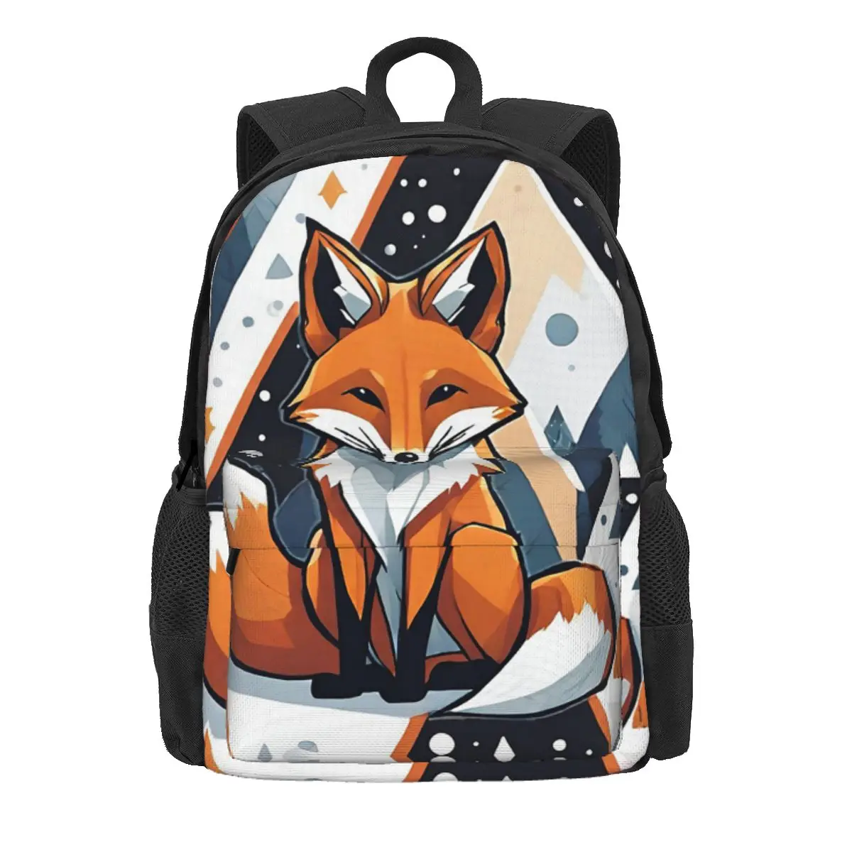 Smiling Geometric Fox Backpack Daypack Large Capacity Children BookBag School Bag Shoulder Bags for Men Women
Smiling Geometric Fox Backpack Daypack Large Capacity Children BookBag School Bag Shoulder Bags for Men Women