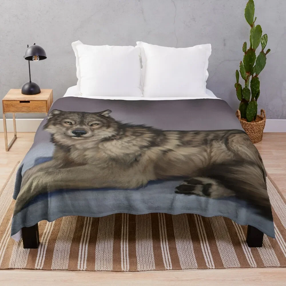 Wolf Throw Blanket All Season Lightweight Soft Blanket for Bed
Wolf Throw Blanket All Season Lightweight Soft Blanket for Bed