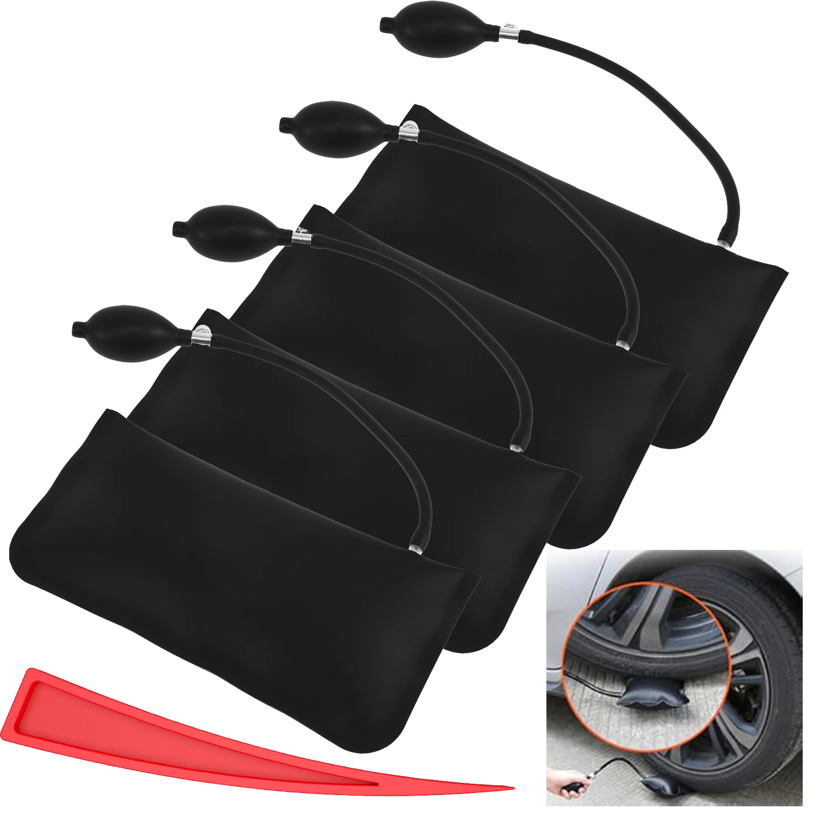 2/4PCS Inflatable Shim Bag with Pry Bars Alignment Tool Commercial Grade Air Pump Kit 150kg Load Bearing Air Levelin Bag
2/4PCS Inflatable Shim Bag with Pry Bars Alignment Tool Commercial Grade Air Pump Kit 150kg Load Bearing Air Levelin Bag