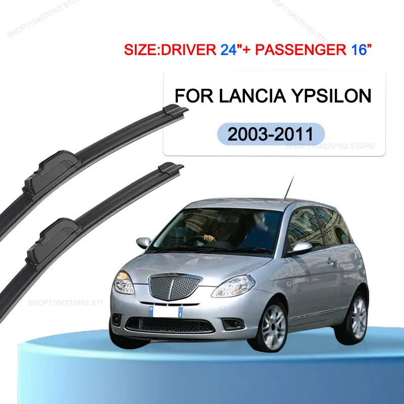 Car Wiper Blades For Lancia Ypsilon 2003-2011 Windshield Windscreen Front Window Blades 24"+16" Car Accessories
Car Wiper Blades For Lancia Ypsilon 2003-2011 Windshield Windscreen Front Window Blades 24"+16" Car Accessories