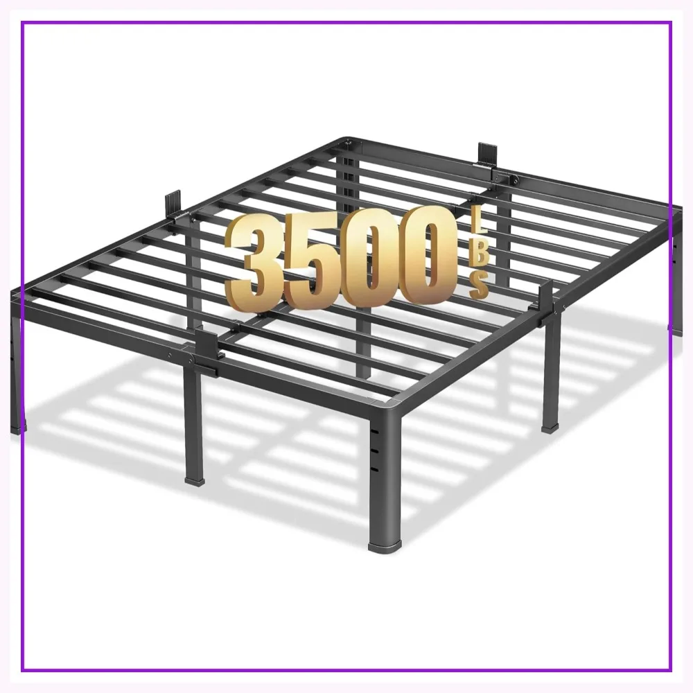 20 Inch Metal Platform Bed Frame, Full Size, 3,500 lbs Heavy Duty Steel Slats, No Box Spring Needed, Easy Assembly, Noise Free
20 Inch Metal Platform Bed Frame, Full Size, 3,500 lbs Heavy Duty Steel Slats, No Box Spring Needed, Easy Assembly, Noise Free