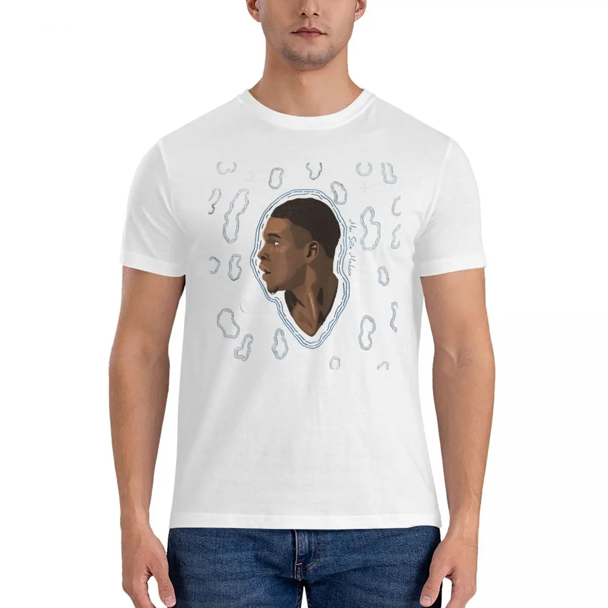 Portrait Anthony Edwards Men's T Shirts Anthony Edwards Fun Tees Short Sleeve Crew Neck T-Shirts Pure Cotton Summer Clothing
Portrait Anthony Edwards Men's T Shirts Anthony Edwards Fun Tees Short Sleeve Crew Neck T-Shirts Pure Cotton Summer Clothing