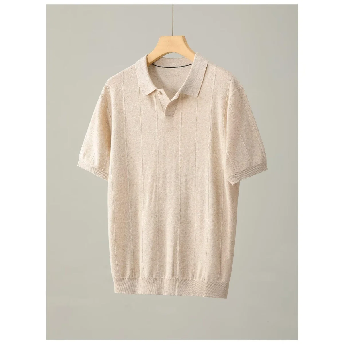 Summer Knitted Short Sleeve Men's Shirt Casual Versatile Loose Fit Standard Style Polyester Fiber B545 Trendy Single Wear
Summer Knitted Short Sleeve Men's Shirt Casual Versatile Loose Fit Standard Style Polyester Fiber B545 Trendy Single Wear
