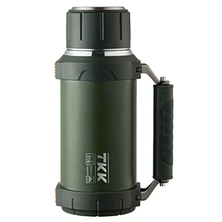 Large Coffee Thermoses for Hot Drinks Stainless Steel Thermoses 2QT 64oz Vacuum Insulated Bottle With Cup Handle Keeps Liquids
Large Coffee Thermoses for Hot Drinks Stainless Steel Thermoses 2QT 64oz Vacuum Insulated Bottle With Cup Handle Keeps Liquids