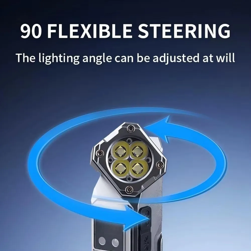Multi-Functional High Power LED Flashlight Rechargeable Magnetic RGB Torch Digital Display Portable Work Lamp Bicycle Cycling
Multi-Functional High Power LED Flashlight Rechargeable Magnetic RGB Torch Digital Display Portable Work Lamp Bicycle Cycling