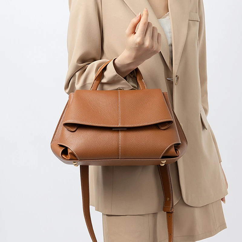Burminsa 100% Cowhide Genuine Leather Handbags For Women New 2025 Luxury Designer Top Handle Work Ladies Shoulder Crossbody Bags
Burminsa 100% Cowhide Genuine Leather Handbags For Women New 2025 Luxury Designer Top Handle Work Ladies Shoulder Crossbody Bags
