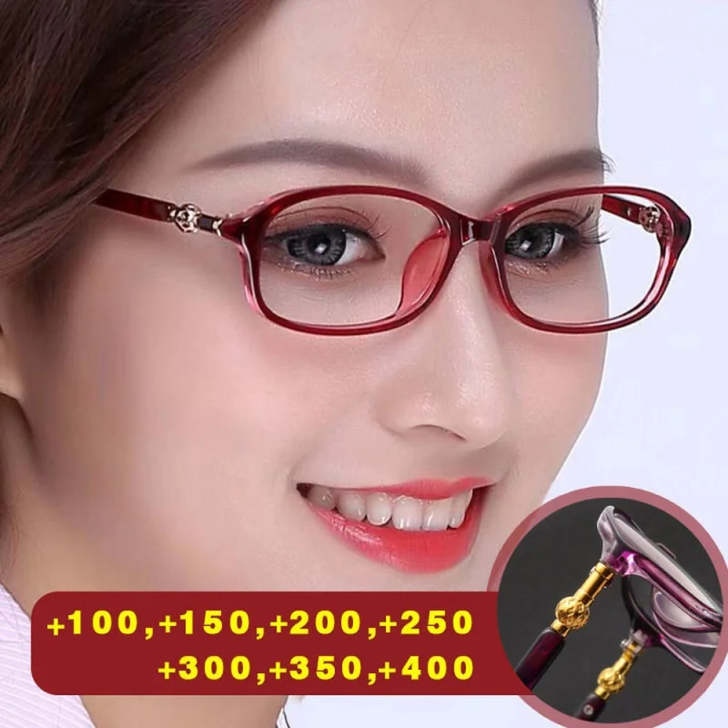 Delicate and Fashionable Blue Light Proof Presbyopic Glasses for Women +1.0 To +4.0
Delicate and Fashionable Blue Light Proof Presbyopic Glasses for Women +1.0 To +4.0