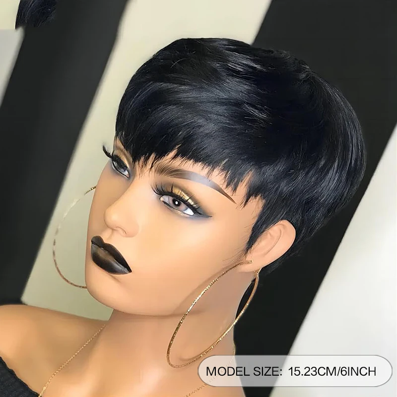  Парик из натуральных волос с стрижкой пикси, короткий прямой парик для женщин, сетчатая кепка с розой, идеально подходящий для косплея, парик машинного производства на Хэллоуин
Парик из натуральных волос с стрижкой пикси, короткий прямой парик для женщин, сетчатая кепка с розой, идеально подходящий для косплея, парик машинного производства на Хэллоуин