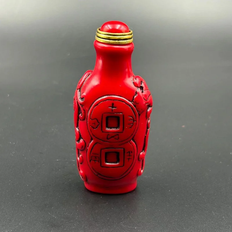 Antique and Curios ImitationshanHorn Nose Snuff Bottle Double-Sided Carving Snuffware Inner Painting Snuff Bottle Play Piece Sma
Antique and Curios ImitationshanHorn Nose Snuff Bottle Double-Sided Carving Snuffware Inner Painting Snuff Bottle Play Piece Sma