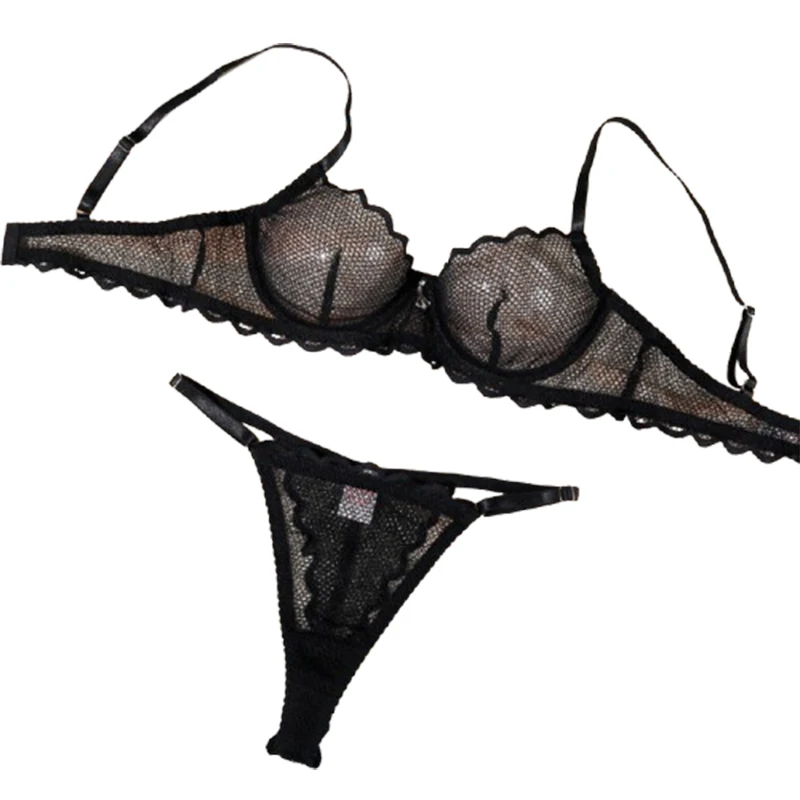 Black Bra Briefs Set Solid Hollow Out Sexy Lingerie Underwire Ultra Thin Underwear New Ruffles Intimate See Through Exotic Sets
Black Bra Briefs Set Solid Hollow Out Sexy Lingerie Underwire Ultra Thin Underwear New Ruffles Intimate See Through Exotic Sets