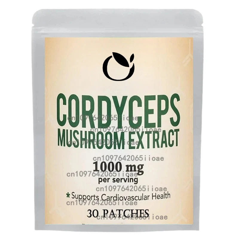 30 Patches Cordyceps Mushroom Transdermal Patches Energy & Stamina Support for Immune Health Aging By Double Wood
30 Patches Cordyceps Mushroom Transdermal Patches Energy & Stamina Support for Immune Health Aging By Double Wood