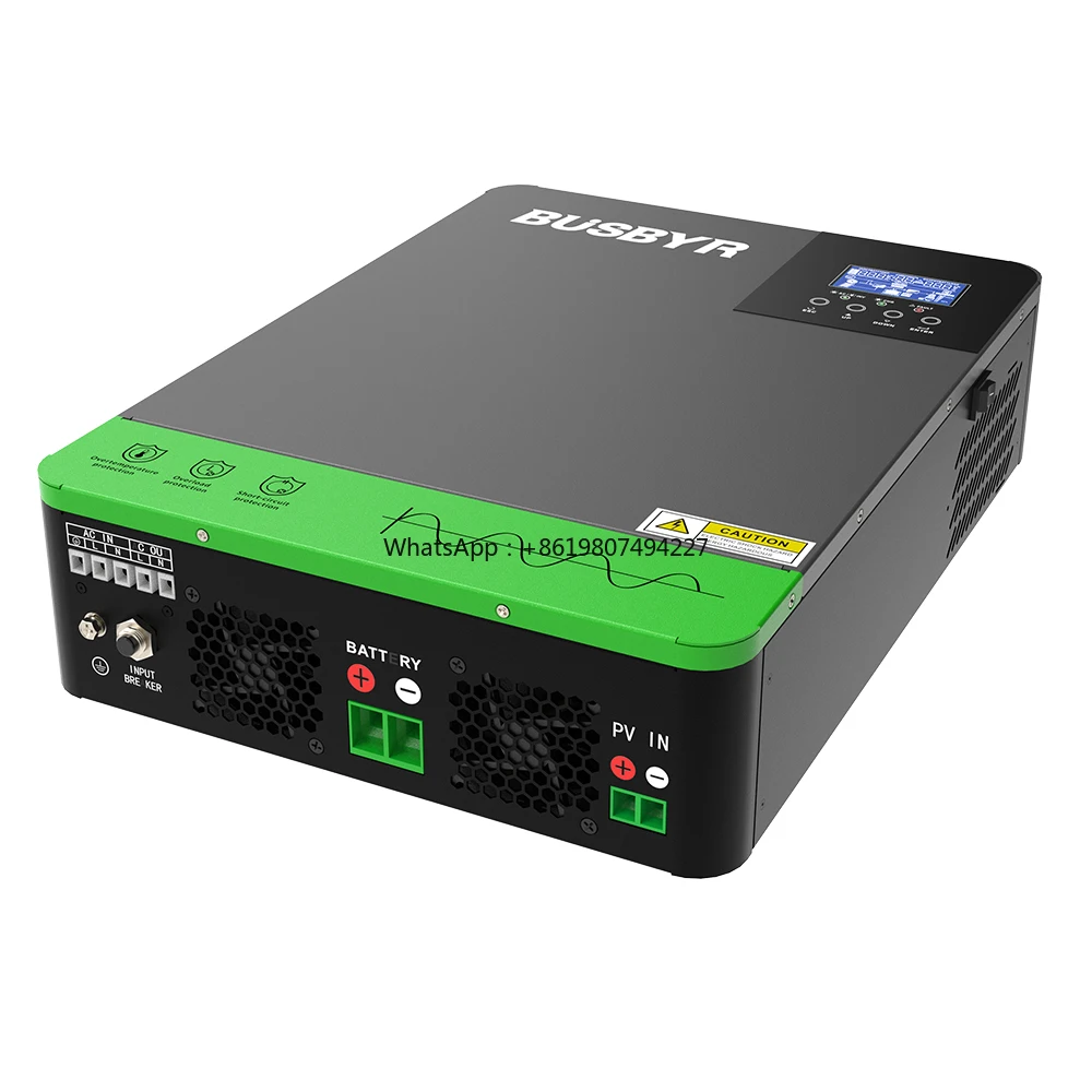 Busbyr Solar 2.2KW 2200 Watt 12V 24V Dc to AC 120V Inverter 220V to 380v 4200W 2200W Pure Sine Wave Inverter 2200w
Busbyr Solar 2.2KW 2200 Watt 12V 24V Dc to AC 120V Inverter 220V to 380v 4200W 2200W Pure Sine Wave Inverter 2200w