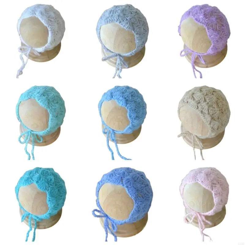 Мягкая мохерская детская шляпа для новорожденных фотография сплошного цвета ручной работы и дышащий дизайн вязаных капот. 
Мягкая мохерская детская шляпа для новорожденных фотография сплошного цвета ручной работы и дышащий дизайн вязаных капот.