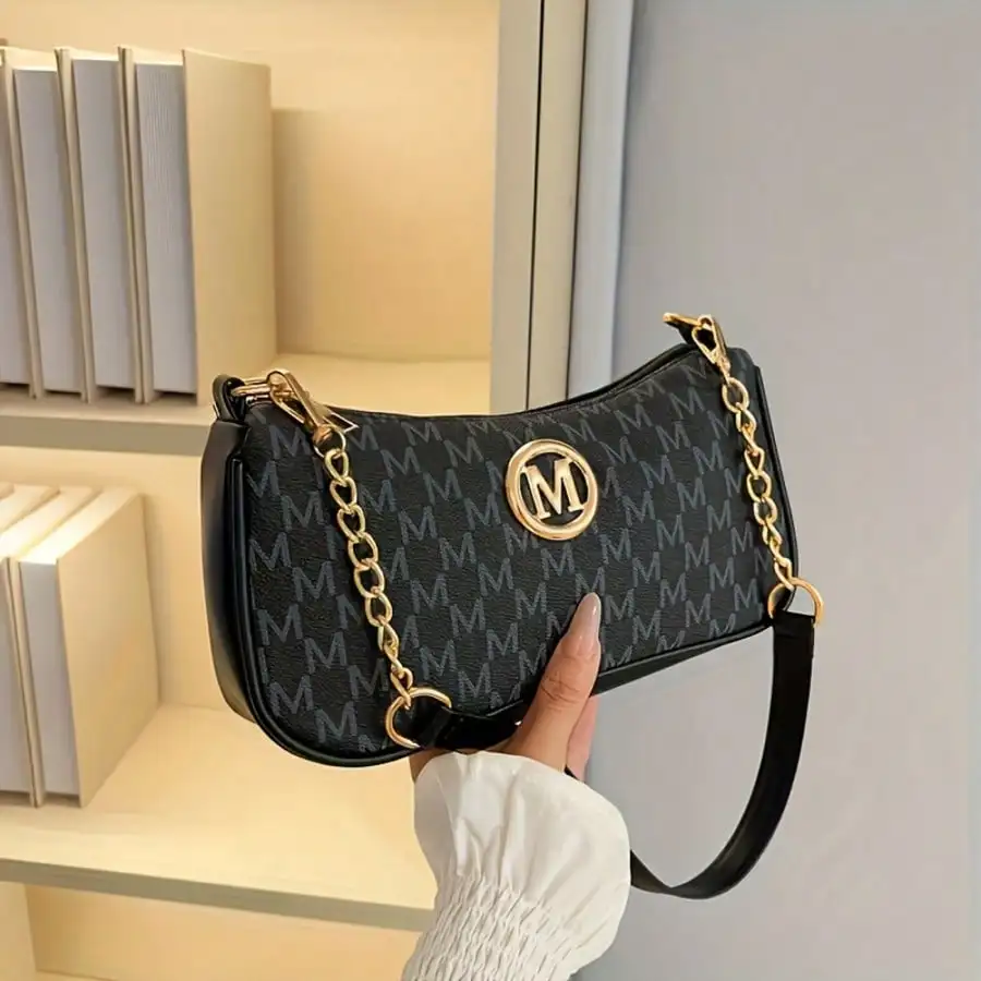 1pc French Retro Underarm Bag For Women, New Letter Print Small Square Crossbody Shoulder Bag
1pc French Retro Underarm Bag For Women, New Letter Print Small Square Crossbody Shoulder Bag