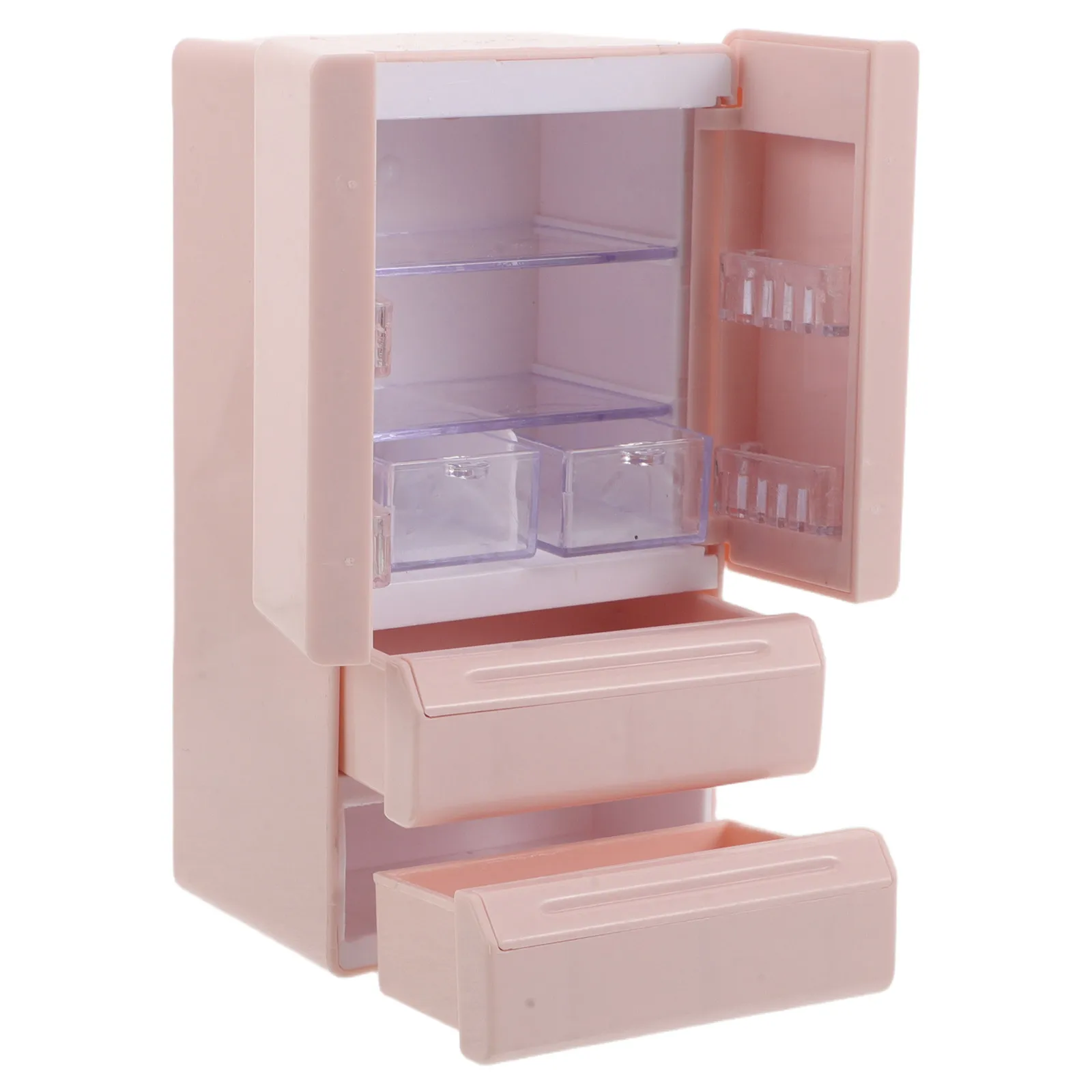 Mini Dollhouse Refrigerator Double Door Mini Fridge Illuminated Interior Pretend Play Kitchen Fridge Decoration
Mini Dollhouse Refrigerator Double Door Mini Fridge Illuminated Interior Pretend Play Kitchen Fridge Decoration