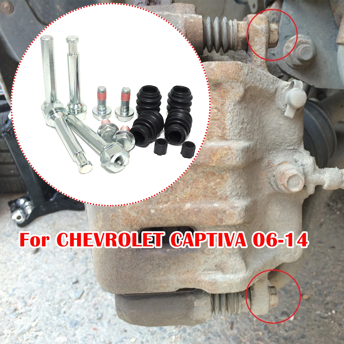 14pcs Disc brake housing bolts Brake caliper slider pin kit Rubber bushing cylinder repair kit For CHEVROLET CAPTIVA 2006-2014
14pcs Disc brake housing bolts Brake caliper slider pin kit Rubber bushing cylinder repair kit For CHEVROLET CAPTIVA 2006-2014